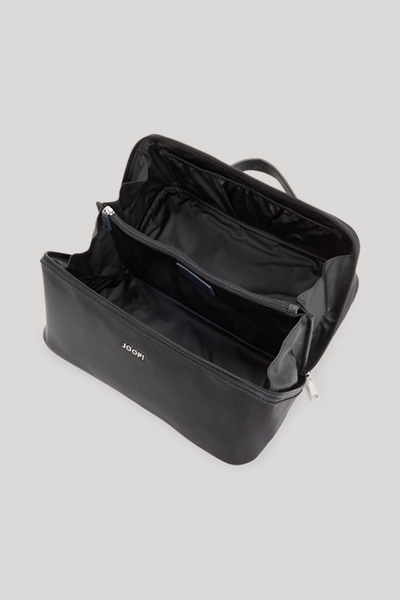 Leads to product detail page "Roma Zea make-up bag in black"