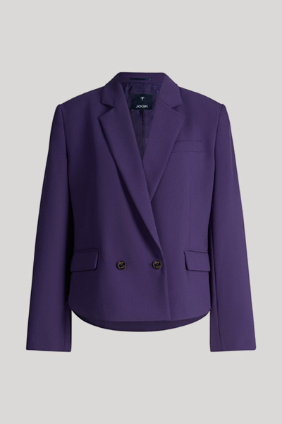 Leads to product detail page "Double-breasted blazer in purple"