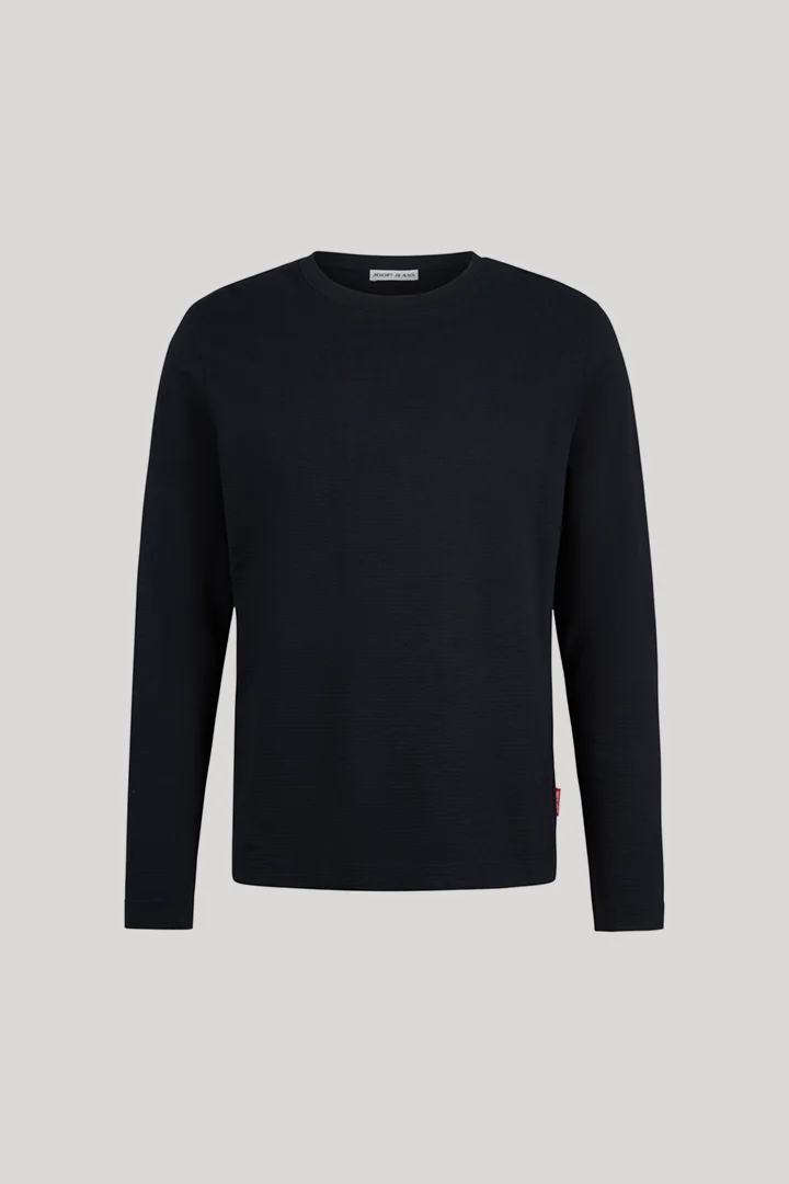 JOOP! präsentiert das Produkt Longsleeve aus Baumwolle in Dunkelblau aus der Kategorie Sweats als Freisteller