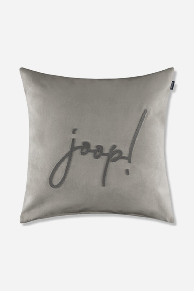 Führt zu Produktdetailseite „Zierkissenhülle JOOP! LABEL in Stein, 40 x 40 cm"