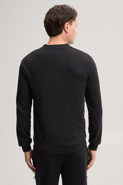 Führt zu Produktdetailseite „Loungewear Sweatjacke in Schwarz"