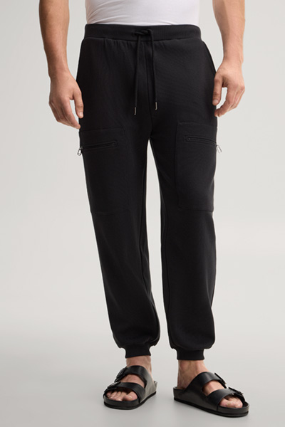 Führt zu Produktdetailseite „Loungewear-Hose in Schwarz"