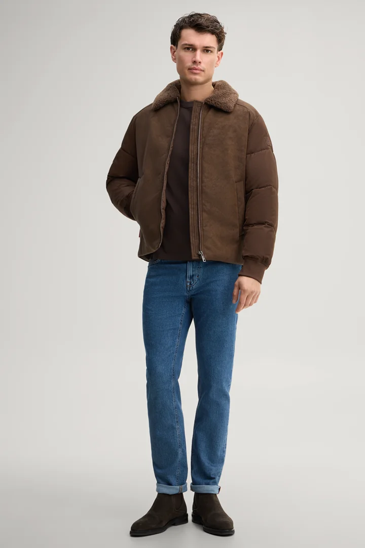 JOOP! präsentiert das Produkt Jacke mit Umlegekragen in Dunkelbraun aus der Kategorie Jacken & Mäntel als Outfit