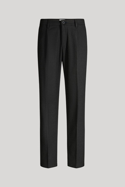 Führt zu Produktdetailseite „Bundfaltenhose in Schwarz"