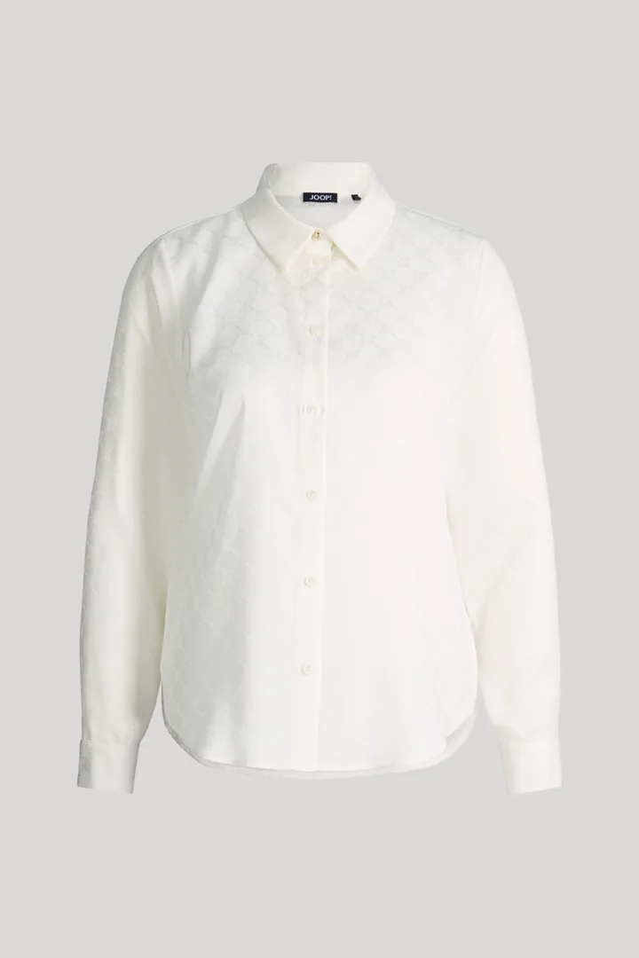 JOOP! presents the product Cornflower-coloured shirt in ecru from the category Blouses as a cut-out