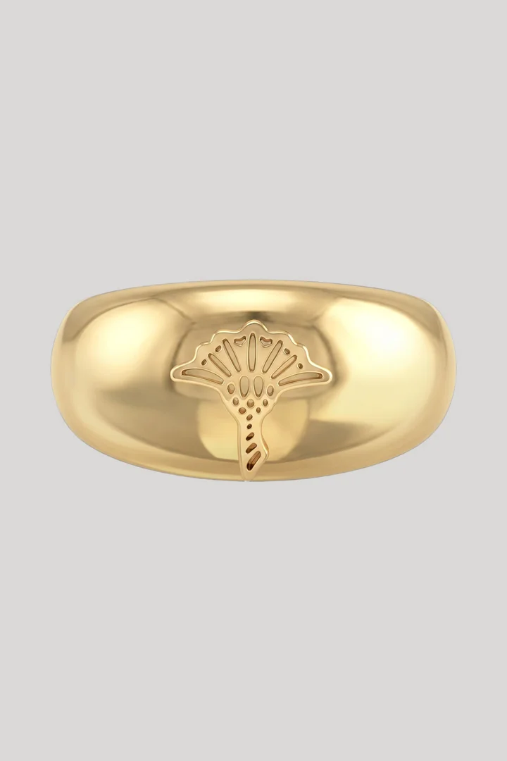 Leads to product detail page "Gold ring"
