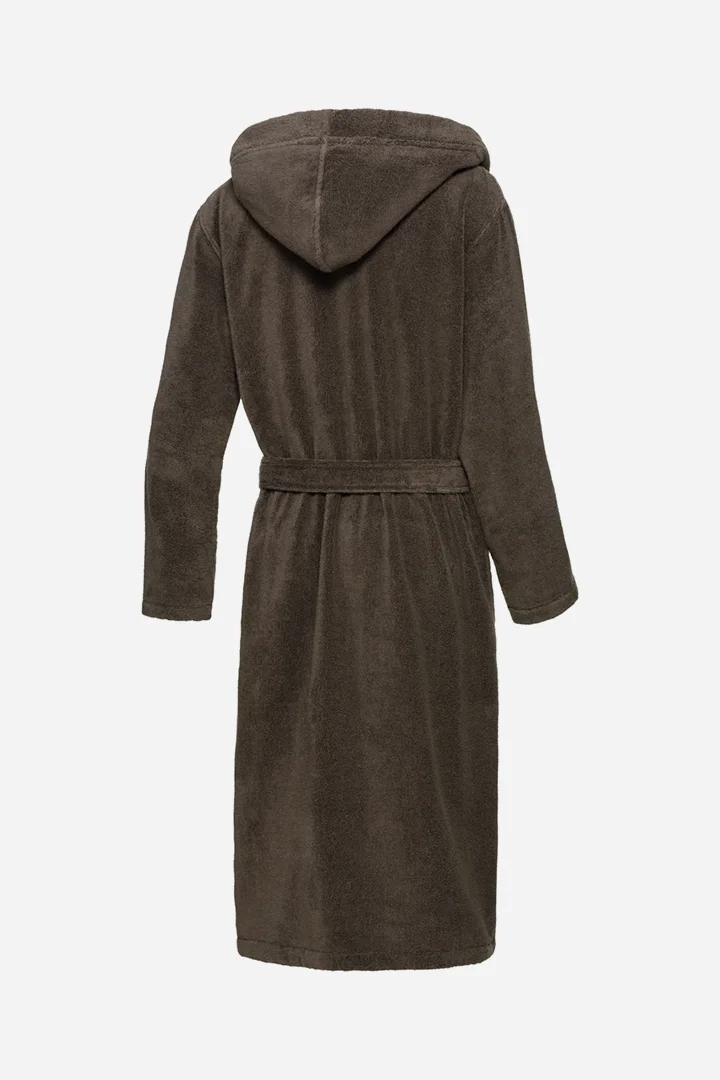 Leads to product detail page "JOOP! men’s hooded bathrobe in mocha"