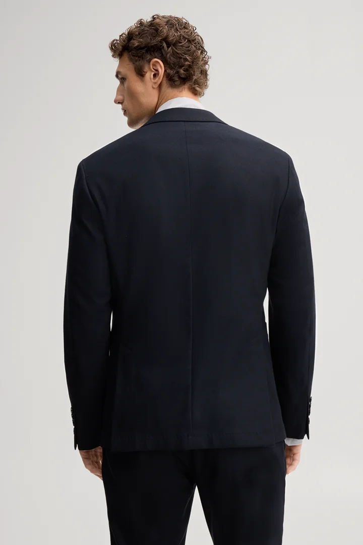 Führt zu Produktdetailseite „Kombi-Sakko aus Wollmix in Navy"