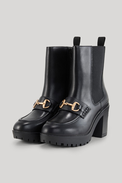 Stiefeletten Unico Cavalla in Schwarz