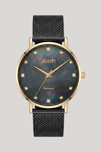 Leads to product detail page "Women’s wristwatch in black and gold"