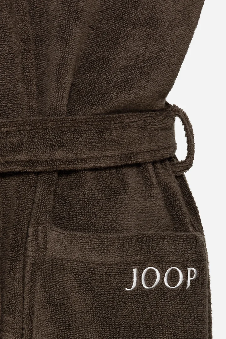 Leads to product detail page "JOOP! men’s hooded bathrobe in mocha"