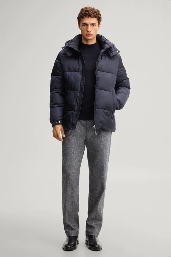JOOP! presents the product Hooded quilted jacket in navy from the category Jackets as an outfit