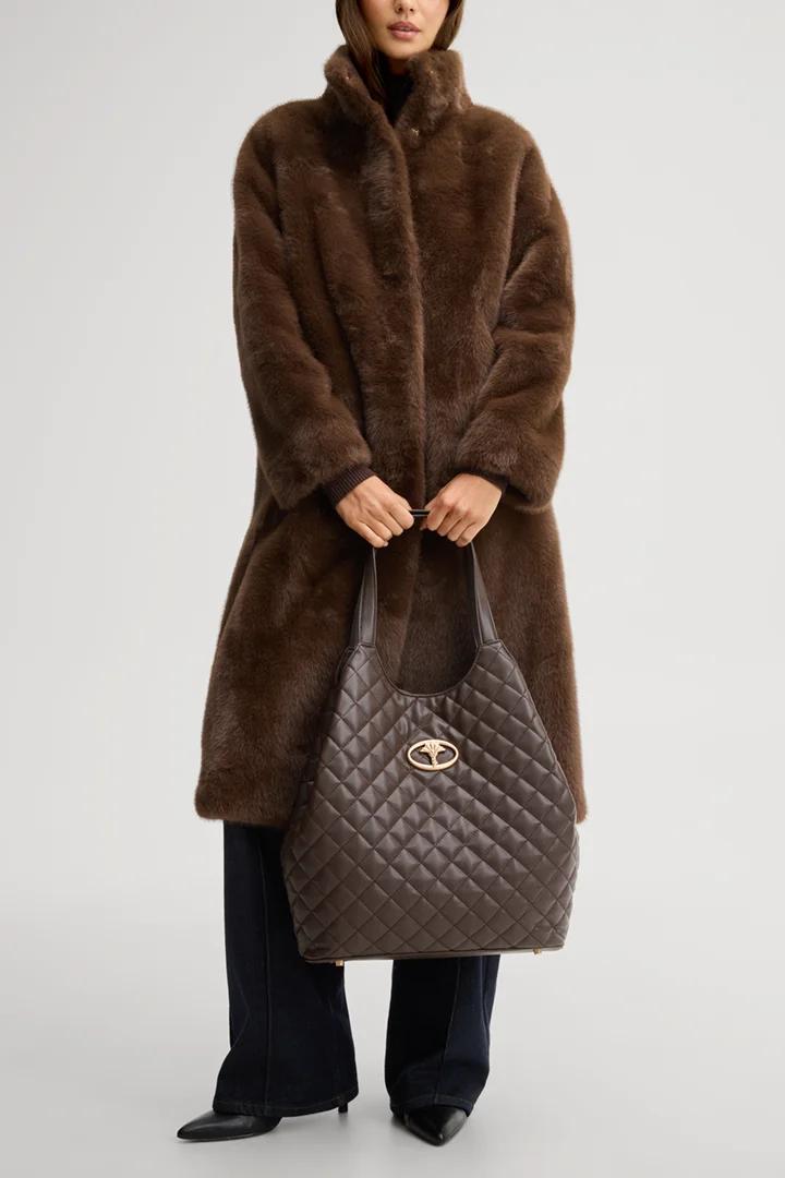 Führt zu Produktdetailseite „Bellagio heiress shopper bag in dark brown"