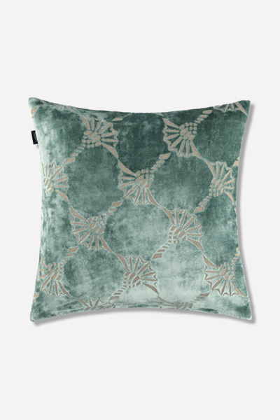 Leads to product detail page "JOOP! shutter decorative cushion cover in Emerald, 40 x 40 cm"