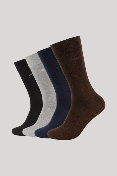 Führt zu Produktdetailseite „4-er-Pack Men Premium Socken in Box in Dunkelbraun"