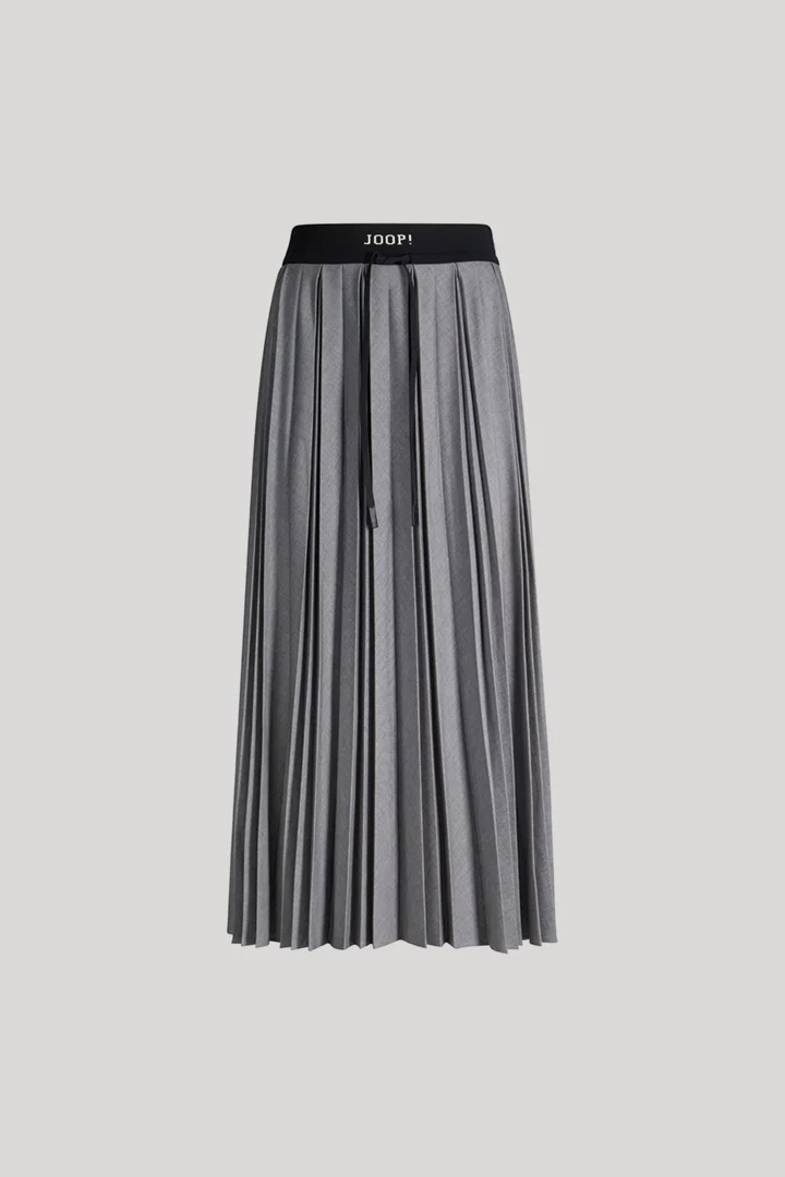 JOOP! presents the product Midi flannel skirt in marl grey from the category Skirts as a cut-out
