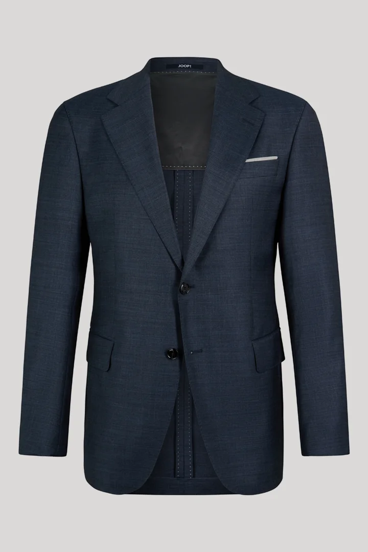 Modular suit jacket in navy, made from virgin wool