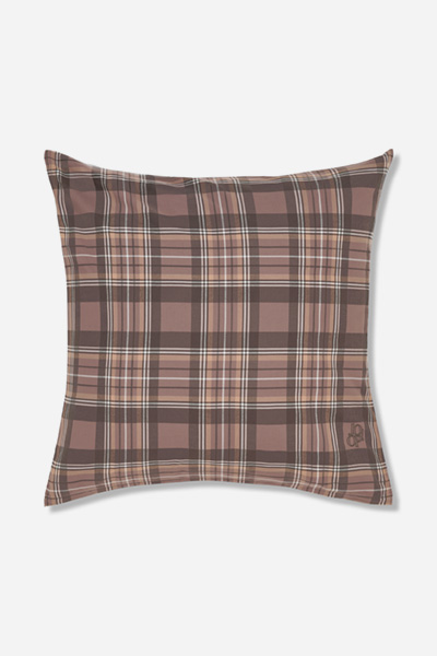 Leads to product detail page "JOOP! soft frames bed linen in brown chequered"