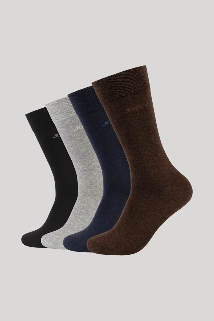 Führt zu Produktdetailseite „4-er-Pack Men Premium Socken in Box in Dunkelbraun"
