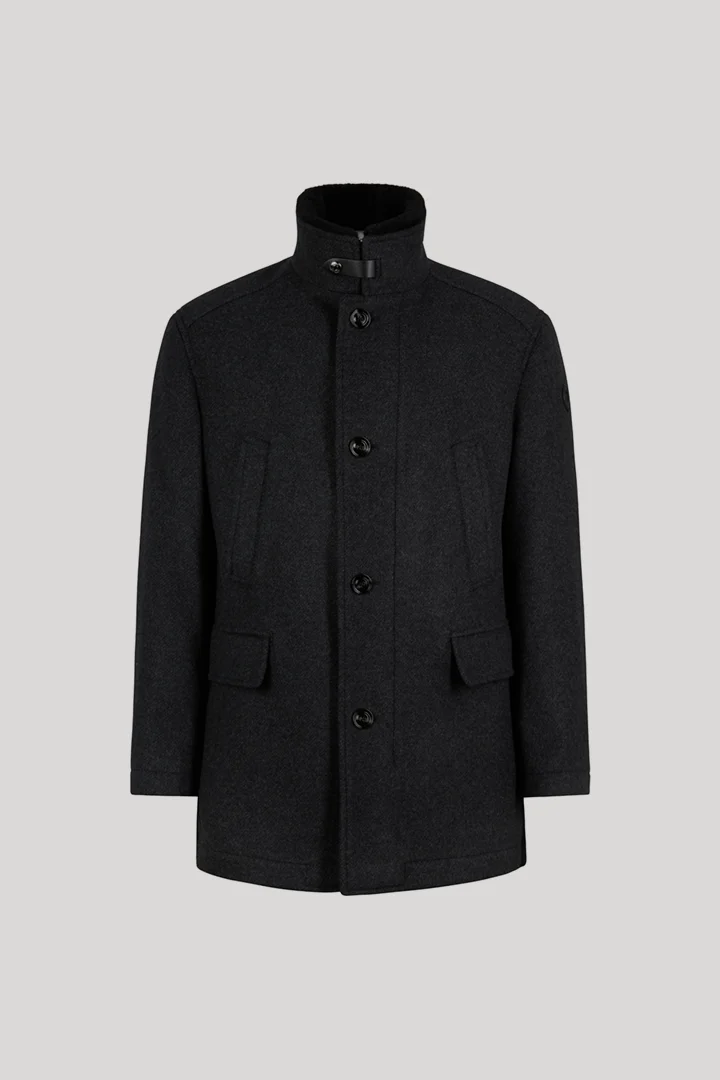 JOOP! presents the product Wool-blend jacket with an inlay in anthracite from the category Jackets as a cut-out