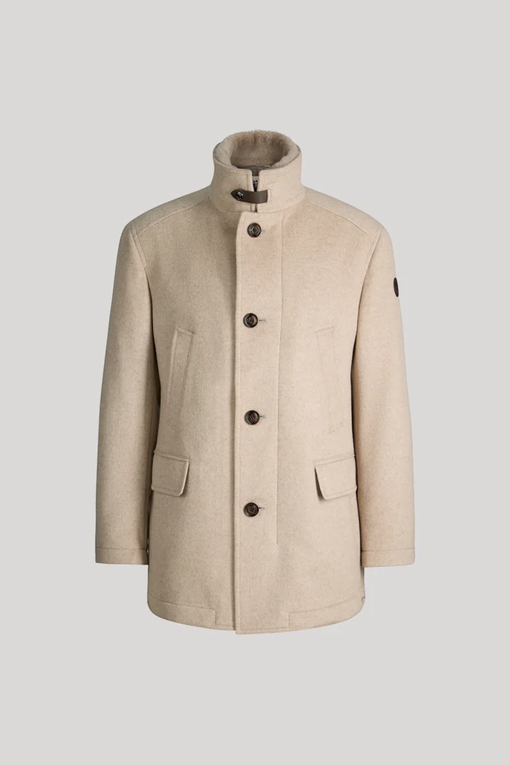 JOOP! präsentiert das Produkt Jacke aus Wollmix mit Inlay in Beige aus der Kategorie Jacken & Mäntel als Freisteller