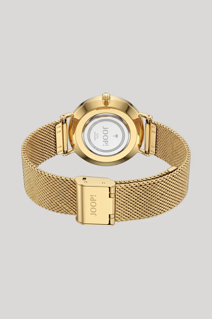 Leads to product detail page "Women’s gold wristwatch"