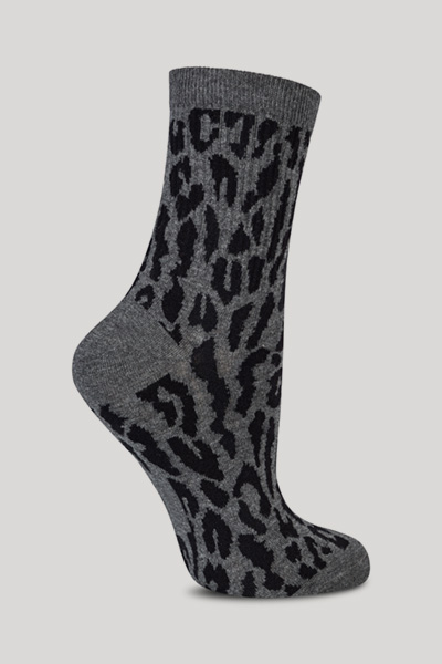 Führt zu Produktdetailseite „Socken For Your Daily Glam in Anthrazit Leo"