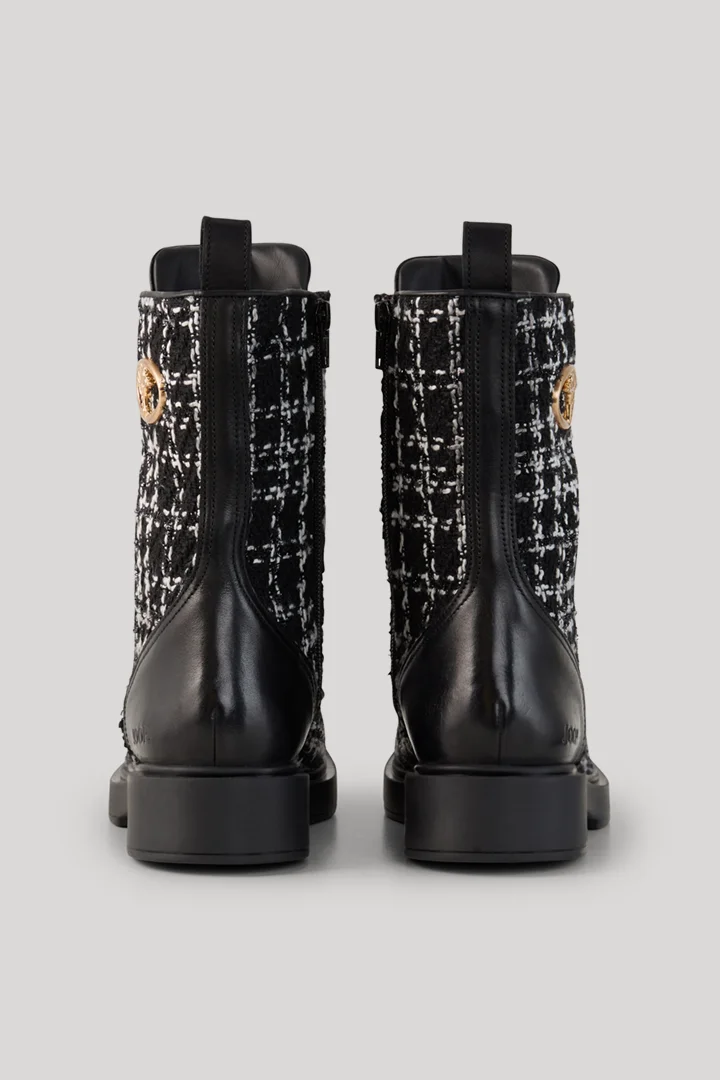 Leads to product detail page "Milano mia lace-up boots in black"