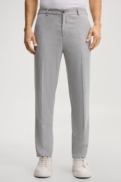 Leads to product detail page "Light grey suit trousers"