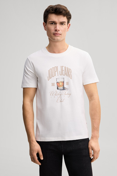 Führt zu Produktdetailseite „Print-T-Shirt in Offwhite"