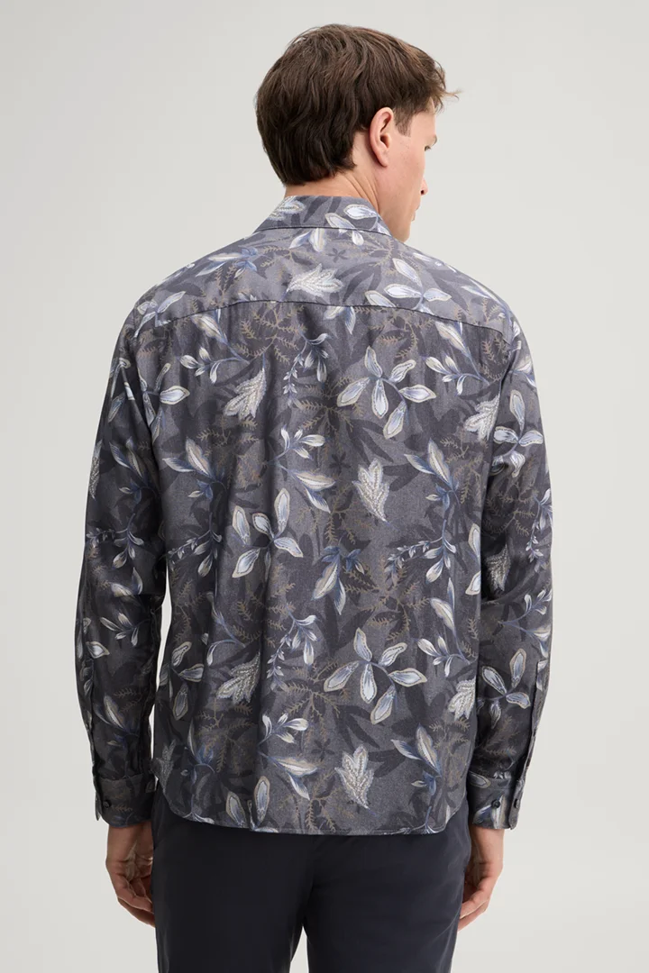 Führt zu Produktdetailseite „Casual-Hemd in Navy gemustert"