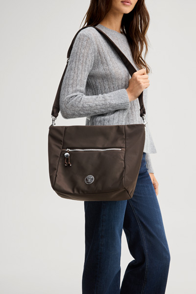 Führt zu Produktdetailseite „Schultertasche Lietissimo 1.0 Kaja in Dunkelbraun"