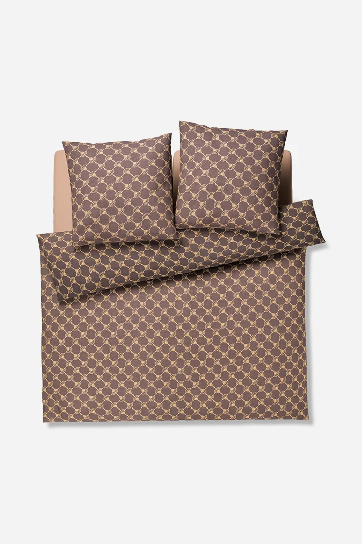 Leads to product detail page "JOOP! soft cornflower bed linen in brown"