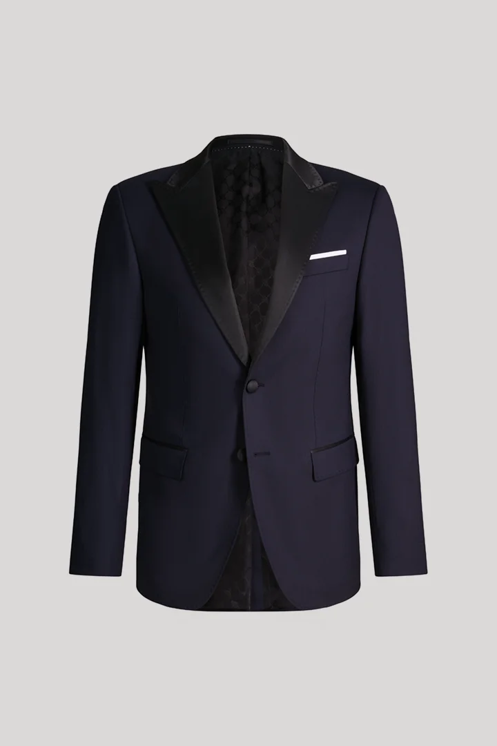 JOOP! presents the product Navy wool-blend modular suit jacket from the category Modular jackets as a cut-out