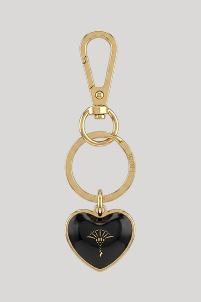 Leads to product detail page "Schlüsselanhänger in Gold"