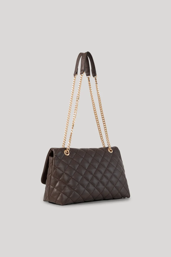 Führt zu Produktdetailseite „Schultertasche Bellagio Emma in Dunkelbraun"