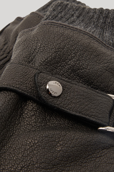 Führt zu Produktdetailseite „Lederhandschuhe in Schwarz"
