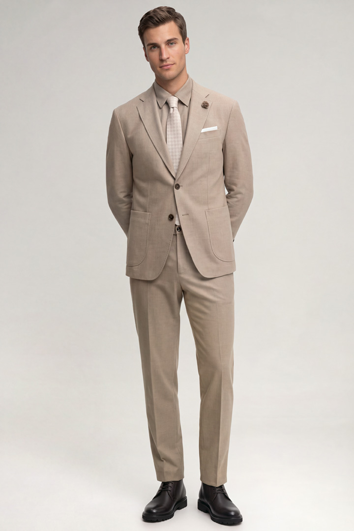 Leads to look detail page “Mix & Match Set in Beige”