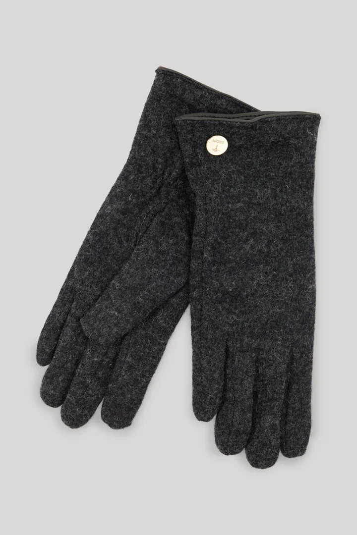 Leads to product detail page "Wool gloves in anthracite"