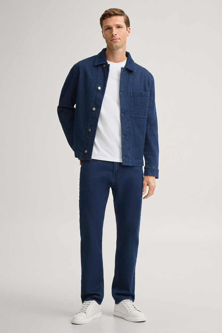 Leads to look detail page “Mix & Match Denim Set in Dark Blue”