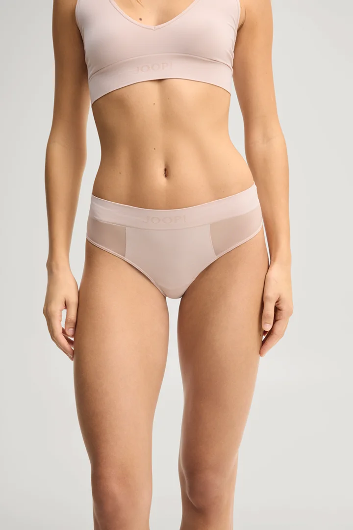 Leads to product detail page "2-pack of high-rise thongs in pale pink/black"