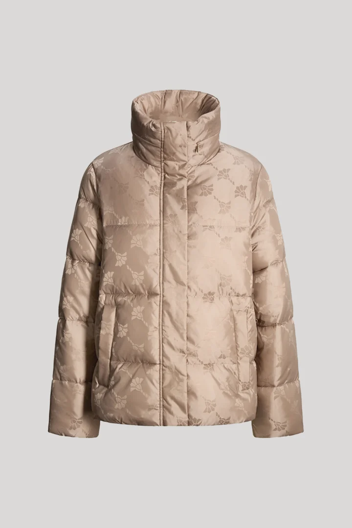 JOOP! presents the product Beige patterned cornflower quilted jacket from the category Jackets as a cut-out