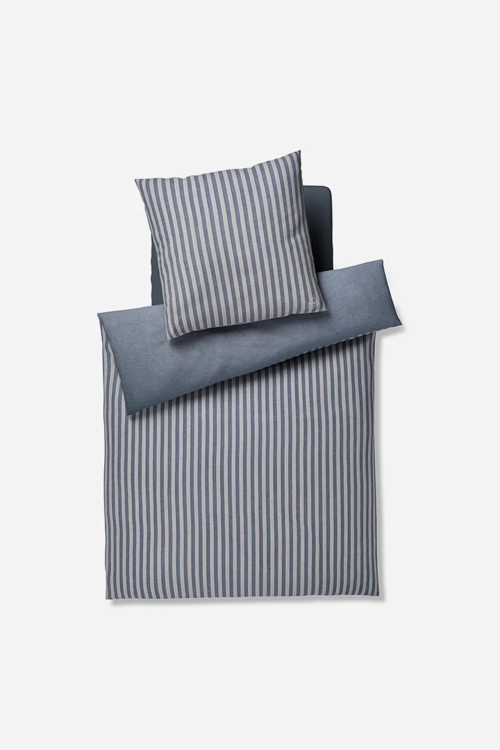 Leads to product detail page "JOOP! soft lines bed linen in blue"