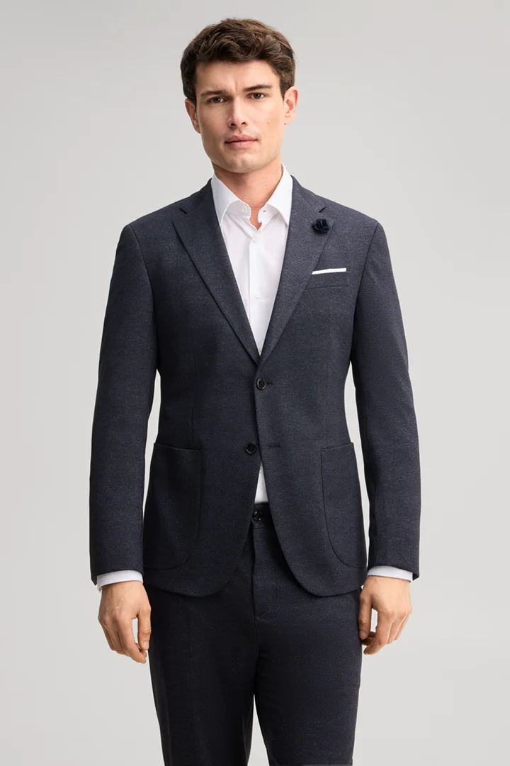 Führt zu Produktdetailseite „Baukasten-Sakko aus Viskosemix in Navy"