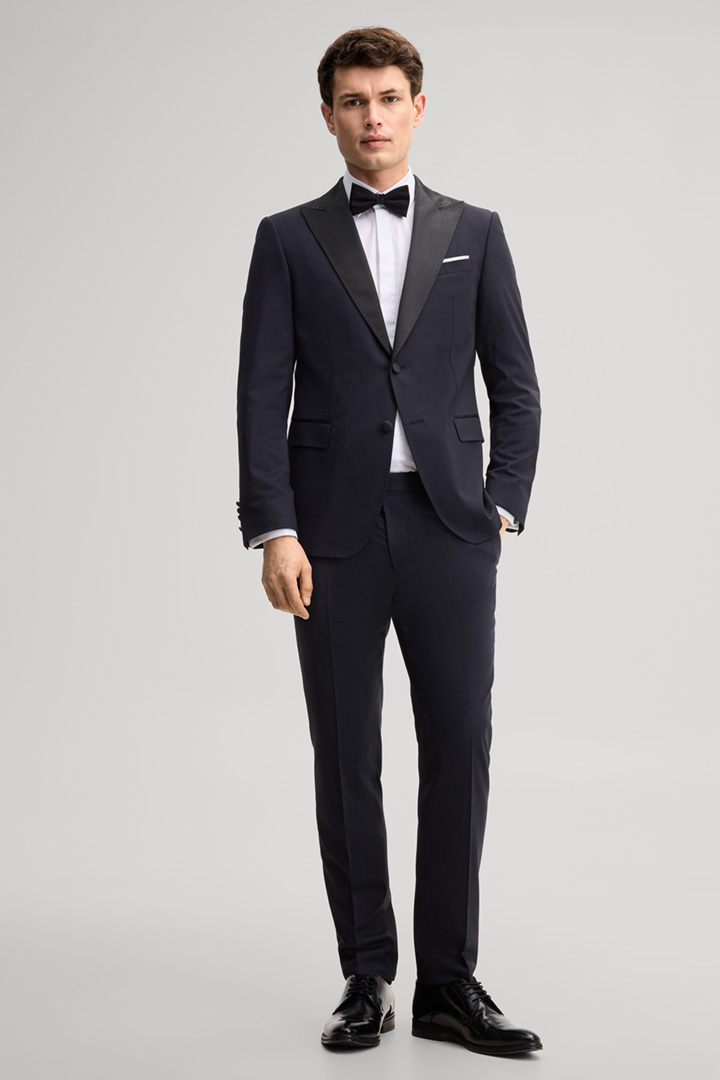 Führt zu Look-Detailseite „Smoking-Baukasten-Anzug in Navy“