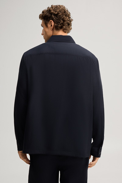 Leads to product detail page "Kombi-Hemdjacke aus Wollmix in Navy"