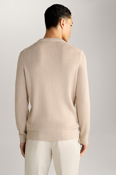 Wikko Knitted Jumper in Beige