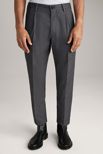 Lead Chinos in Mottled Grey