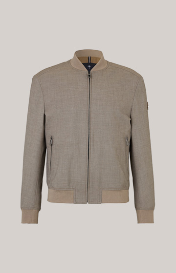 Indro Bomber Jacket in Brown Marl