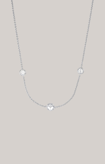 Halskette mit Zirkonia in Silber